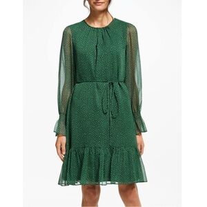 Boden Libby Dress In Amazon Green Petal